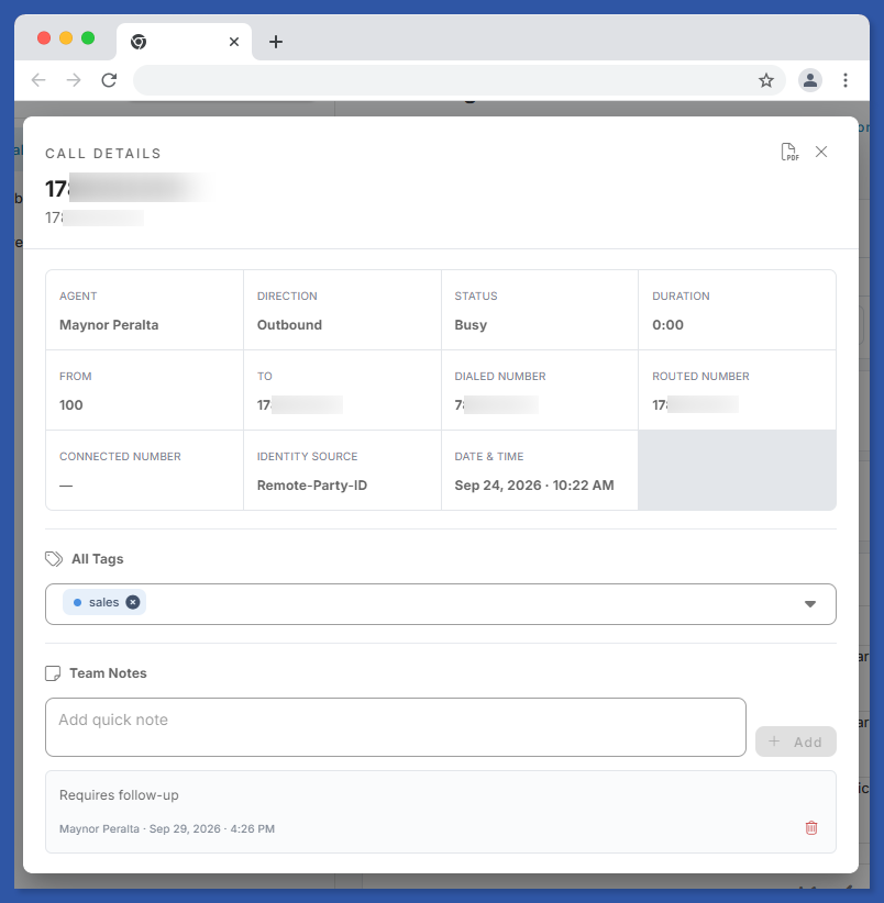 VitXi 4.6.0-6: Admin Call Logs and Outbound Omni Conversations 2 1fadce551b9bfd24ea899968cf6031be8e63a8e5